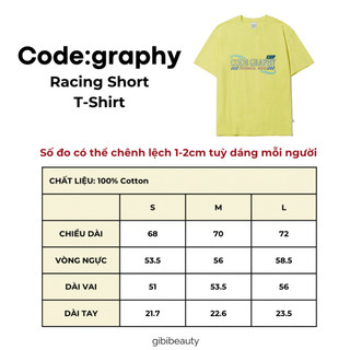 Áo thun CODE GRAPHY Racing Short T-Shirt