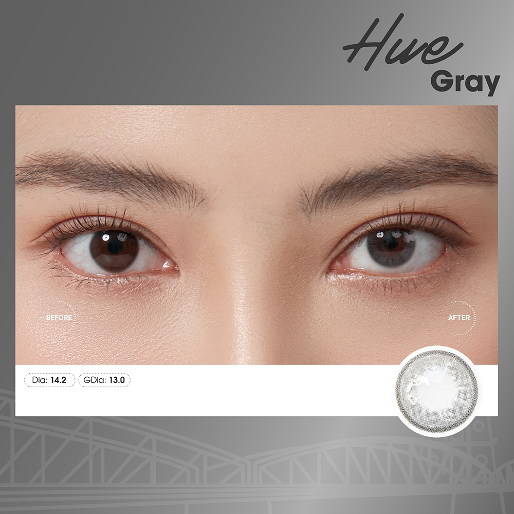 Kính áp tròng VIVIMOON lens cận màu xám cho mắt thở Huế Gray hạn 6 tháng | BigBuy360 - bigbuy360.vn