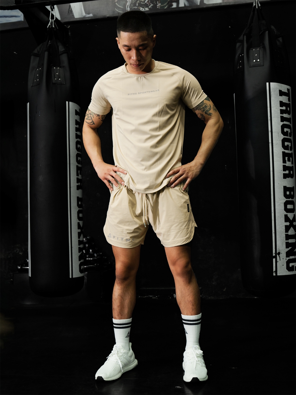 Ảnh Quần đùi thể thao nam 1 lớp Fitme tập gym chạy bộ co giãn thoải mái QN1L03 3