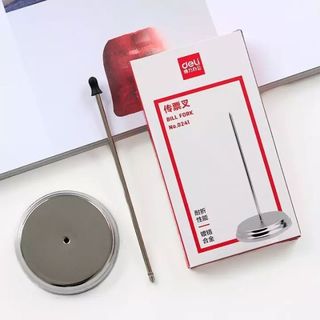 Cây ghim giấy, Cắm hóa đơn chất liệu inox Deli 241
