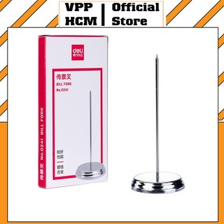 Cây ghim giấy, Cắm hóa đơn chất liệu inox Deli 241