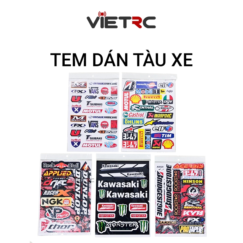 Tem (nhãn, decal, đề can, sticker) dán tàu, xe, máy bay điều khiển từ ...