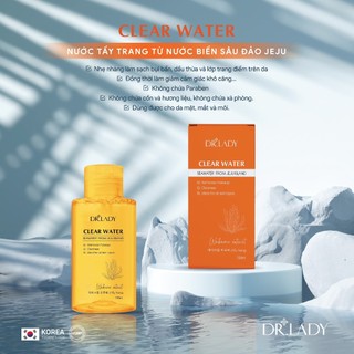 [Dr.Lady Chính Hãng] Nước Tẩy Trang Clear Water – Hỗ Trợ Làm Sạch Dịu Nhẹ Cho Da Dầu, Khô, Mụn, Nhạy Cảm