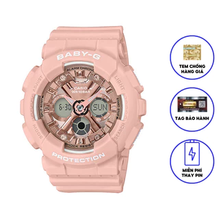 Đồng Hồ Nữ Casio Dây Nhựa Chính Hãng BABYG BA-130-4ADR