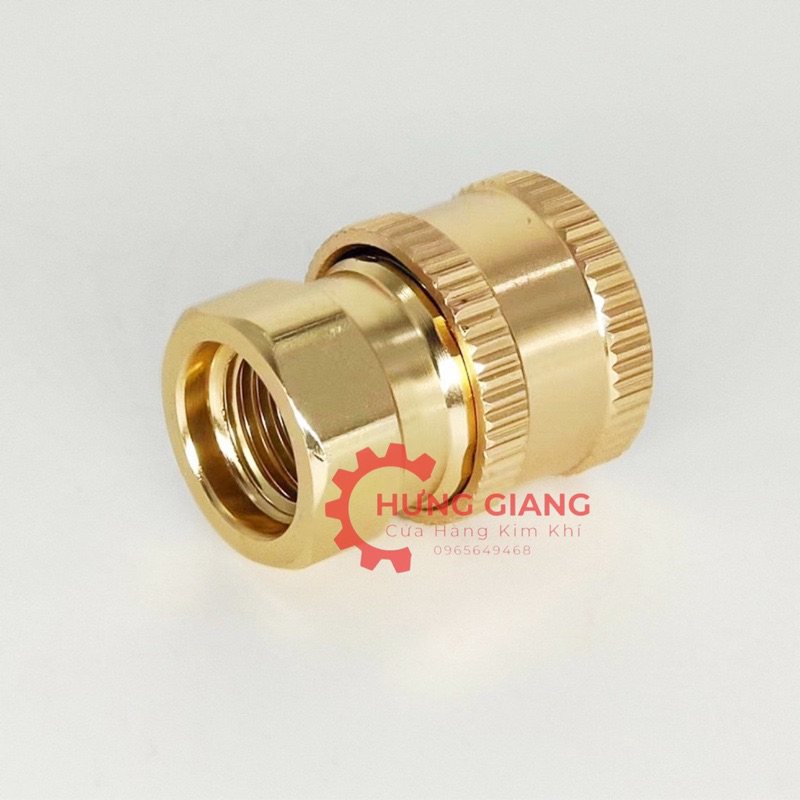 Khớp Nối Nhanh Cho Máy Rửa Xe, Béc Xịt Rửa Ren Trong 17mm 22mm