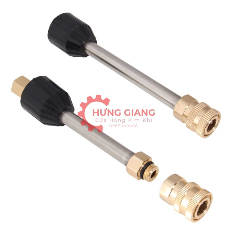 Khớp Nối Nhanh Cho Máy Rửa Xe, Béc Xịt Rửa Ren Trong 17mm 22mm