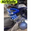 GHẾ SỐ GẬP INOX XE AIRBLADE CÓ VÒNG , DÂY ĐAI AN TOÀN CHO BÉ KHI ĐI XE MÁY 1 TUỔI TRỞ LÊN