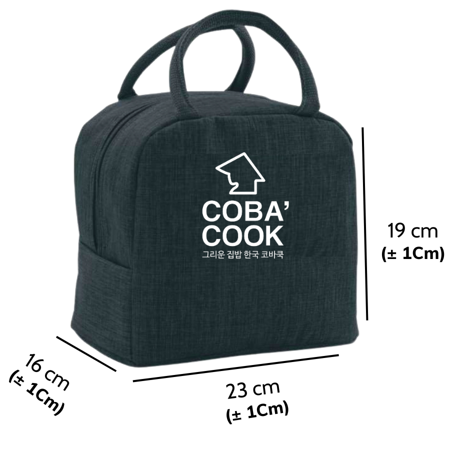 Ảnh Túi Giữ Nhiệt COBACOOK Hộp Lớn Với 1 Khóa Kéo Và Lớp Bạc Giữ Nhiệt-CBB 2