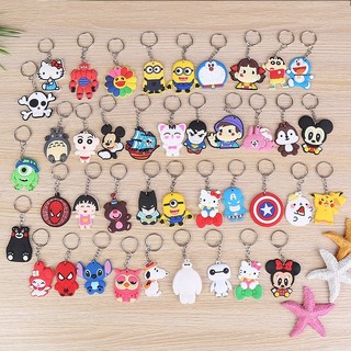 5 MÓC KHÓA CHIBI SILICON DẺO HÌNH THÚ SIÊU CƯNG - GIAO NGẪU NHIÊN MẪU