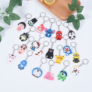 5 MÓC KHÓA CHIBI SILICON DẺO HÌNH THÚ SIÊU CƯNG - GIAO NGẪU NHIÊN MẪU