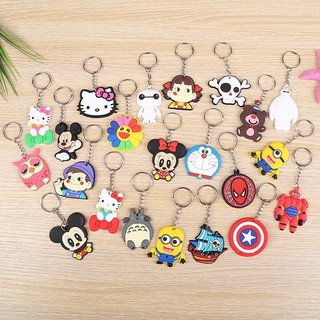5 MÓC KHÓA CHIBI SILICON DẺO HÌNH THÚ SIÊU CƯNG - GIAO NGẪU NHIÊN MẪU