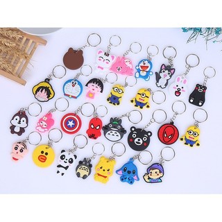 5 MÓC KHÓA HÌNH THÚ CHIBI SILICON DẺO SIÊU ĐÁNG YÊU - GIAO NGẪU NHIÊN MẪU [SIÊU HOT]
