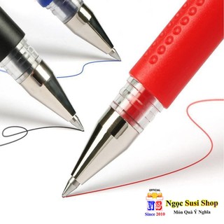 SET 1-5 Bút Bi Nước Cây Viết Nước Đen Xanh Đỏ Tím Nhiều Màu Ngòi Nhỏ 0.5mm - VIẾT RẤT ĐẸP NHA [MUA CHỌN SỐ LƯỢNG]
