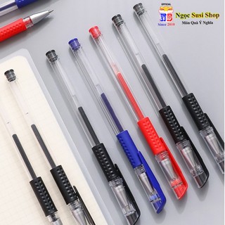 SET 1-5 Bút Bi Nước Cây Viết Nước Đen Xanh Đỏ Tím Nhiều Màu Ngòi Nhỏ 0.5mm - VIẾT RẤT ĐẸP NHA [MUA CHỌN SỐ LƯỢNG]