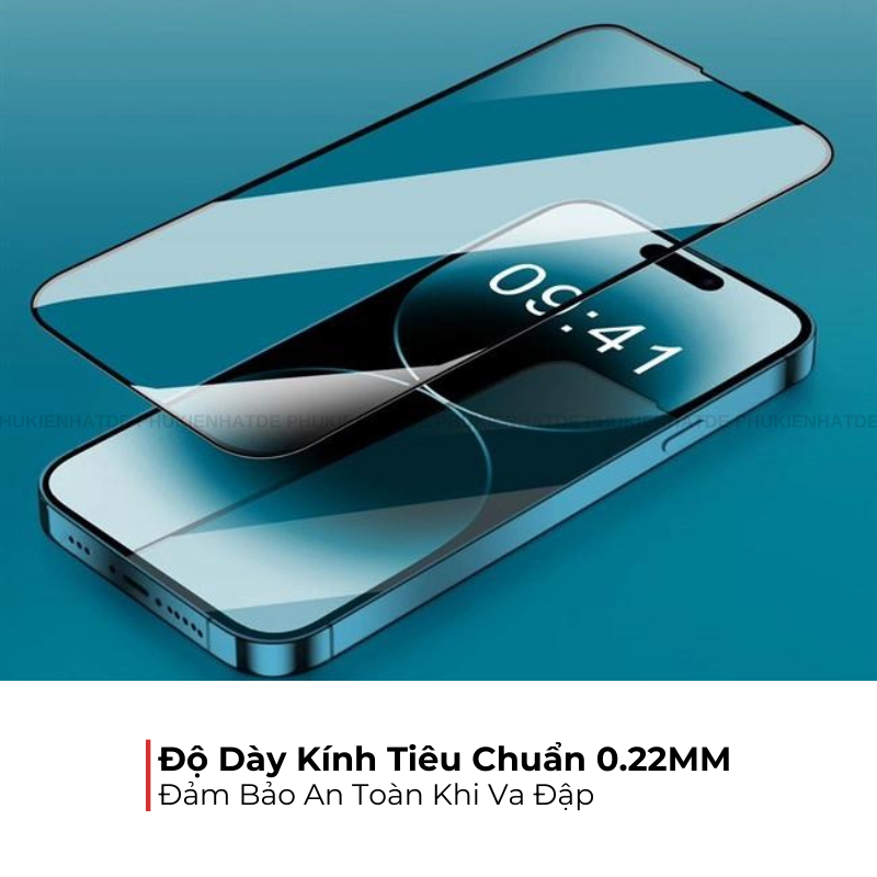 Cường Lực iPhone Full Màn Hình WK WTP-009 cho iphone 6/7/8/Plus/X/XR/Xs/Max/11/12/13/14/15/16/Pro/Plus/Pro Max