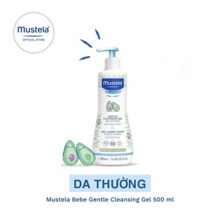Combo Sữa tắm gội cho em bé da thường Mustela Gentle Cleansing Gel+Kem Dưỡng Mustela Hydra Bebe Lotion 50ml