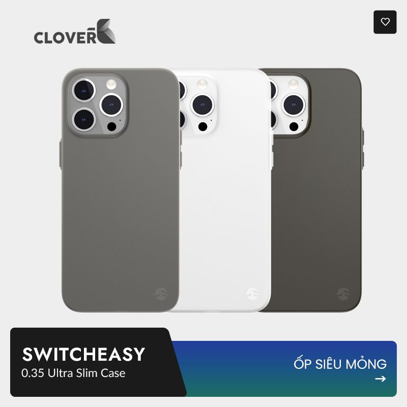 Ốp Lưng Siêu Mỏng Switcheasy 0.35 Ultra Slim Case - Mặt Lưng Nhám Mờ ...