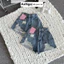 Quần short jean nữ lưng cao không co dãn, rách thời trang, họa tiết cực cá tính Anngo - AT375