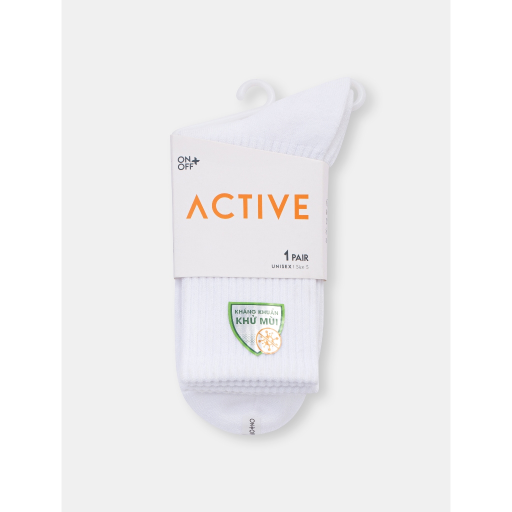 Ảnh Tất unisex cổ cao ONOFF thoáng khí, khử mùi, kháng khuẩn - 15AR24A114 4