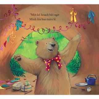 Sách tranh song ngữ Gấu chẳng chờ nổi - Ehomebooks