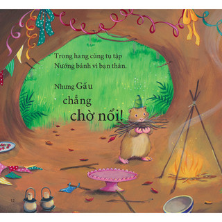 Sách tranh song ngữ Gấu chẳng chờ nổi - Ehomebooks