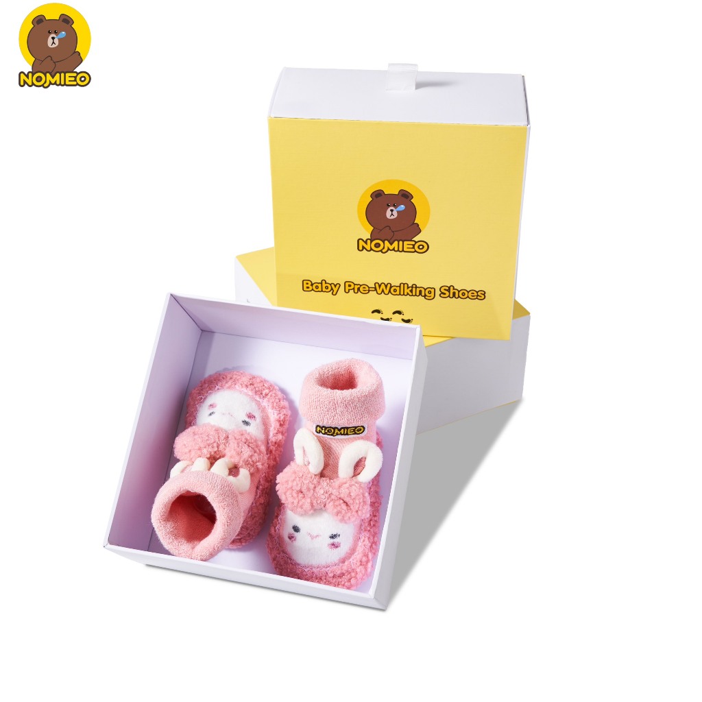 Giày tập đi đế vải Nomieo chống trơn trượt cao cấp cho bé từ 8 đến 20 tháng tuổi. Ấm chân mùa đông và mát chân mùa hè