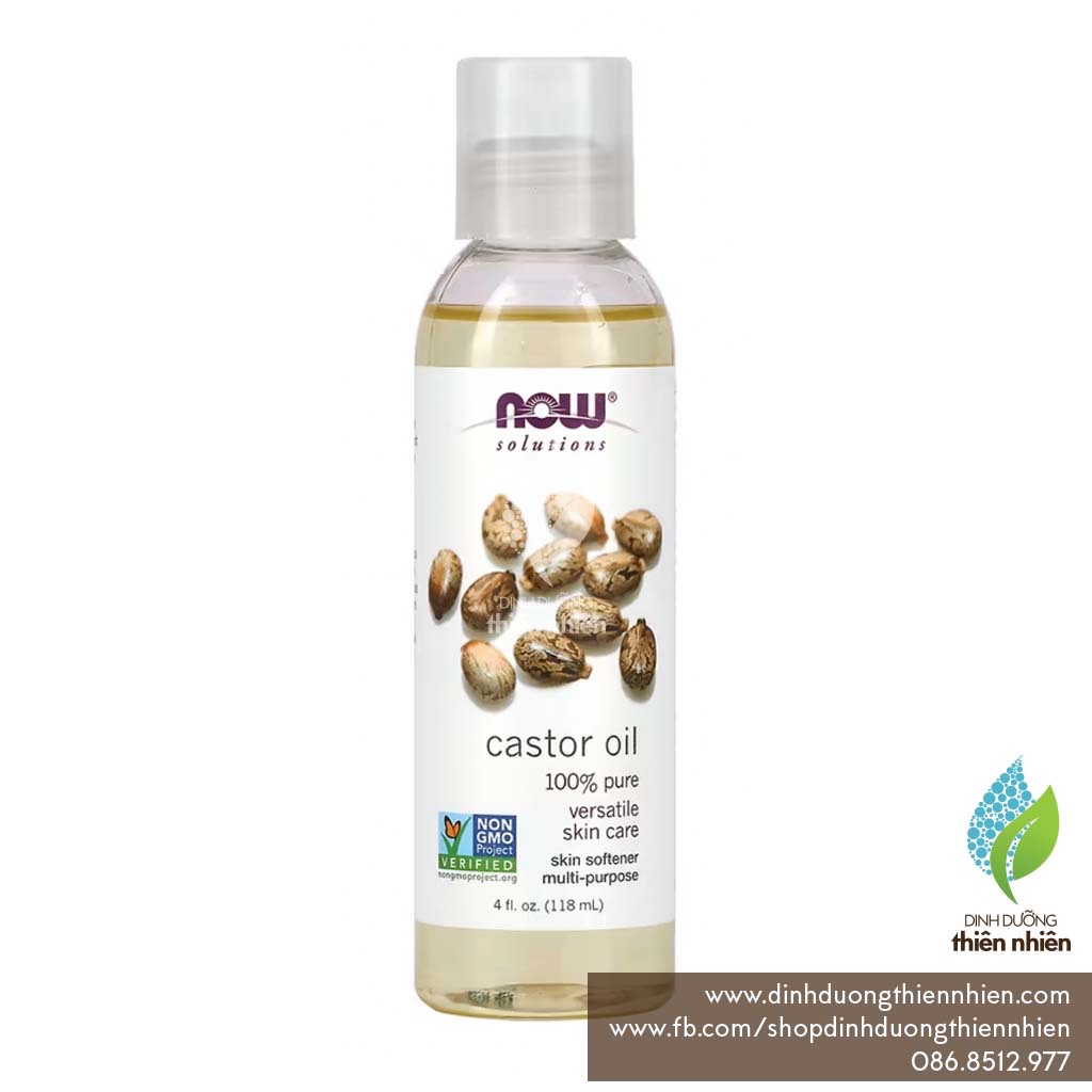 [DATE 2026] Dầu Thầu Dầu Now Skin Care Castor Oil, 118ml Shopee Việt Nam