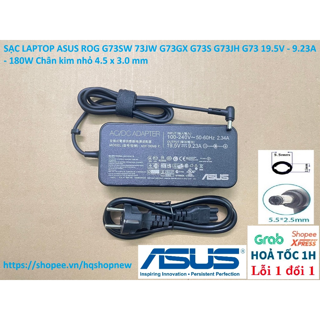 ⚡️ SẠC LAPTOP ASUS ROG G73SW 73JW G73GX G73S G73JH G73 19.5V - 9.23A ...