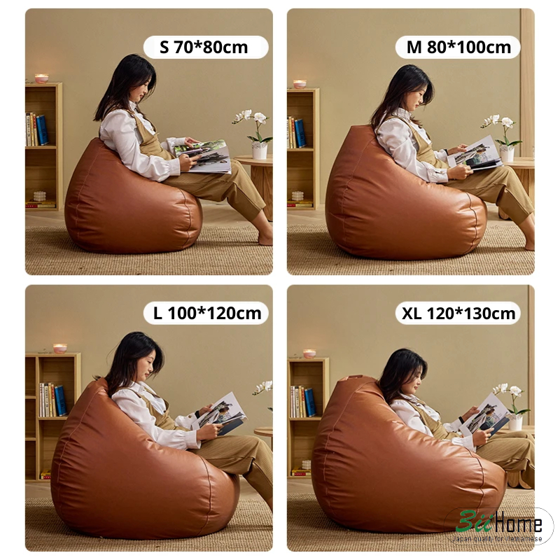 Ghế Lười Hạt Xốp Vải Trượt Nước Chống Thấm Cao Cấp 3II HOME Size S/M/L/XL - 3IIHOMEGLHXCT230911