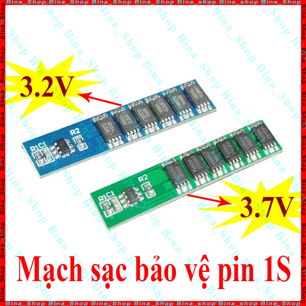 Mạch sạc bảo vệ pin 1S 3.2V/3.7V 15A Li-ion 18650 LifePo4 Pin sắt 32650 ...