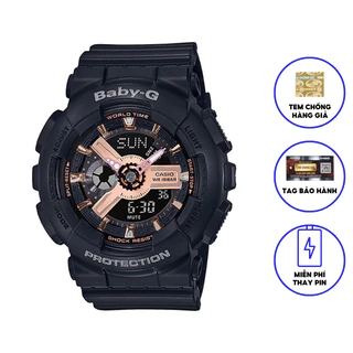 Đồng Hồ Casio Nữ Dây Nhựa BABYG BA-110XRG-1ADR Chính Hãng