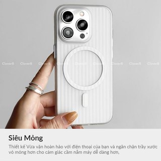 Ốp Lưng Siêu Mỏng Cho iPhone 17 Pro Max Nhựa PC Nhám Có Vòng Từ Tính