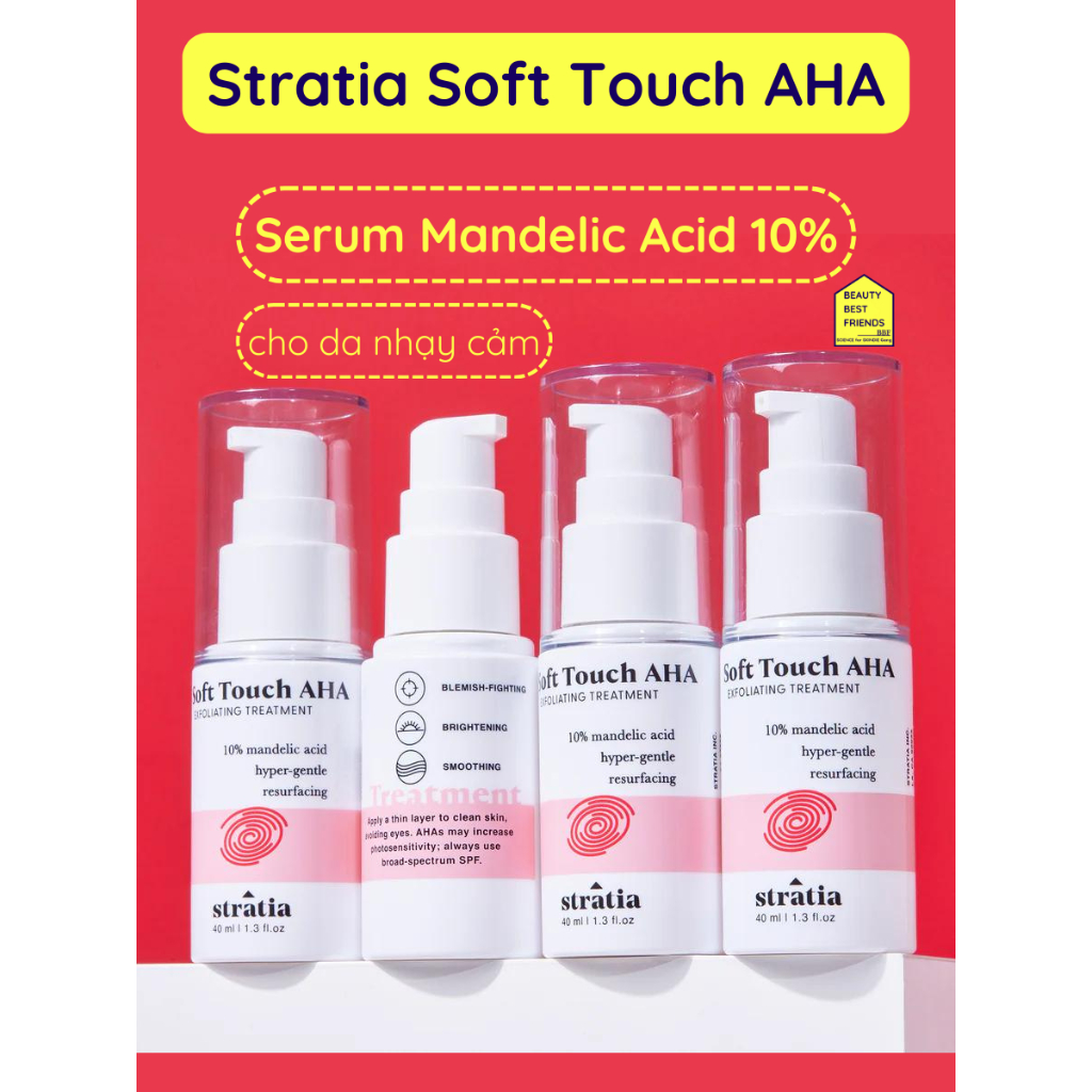 Soft Touch AHA, a 10% Mandelic Acid Gel - Stratia