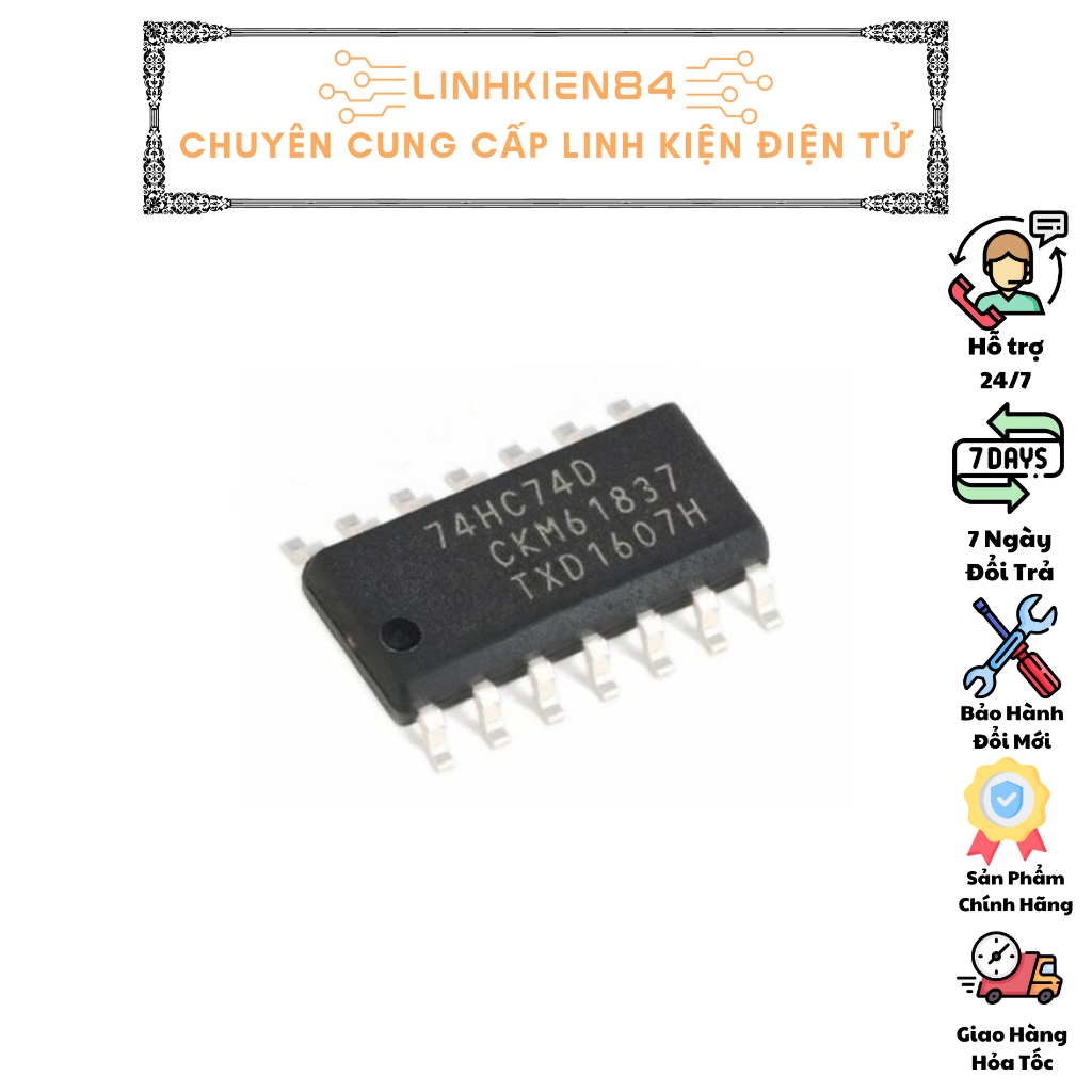 IC Flip Flop 74HC74 | Shopee Việt Nam