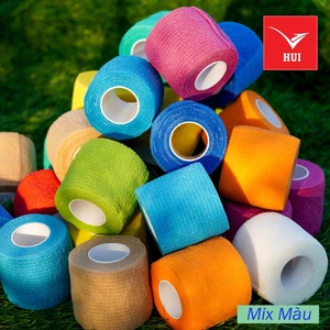 Băng keo cuốn cổ chân cao su non đá bóng, băng bảo vệ cổ chân tự dính