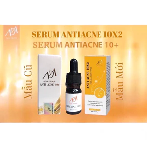 Serum Mụn Antiacne10+ (10x2) ADA Group Hỗ Trợ Mụn Thanh Lọc Da Thu Nhỏ Lỗ Chân Lông (5ml)