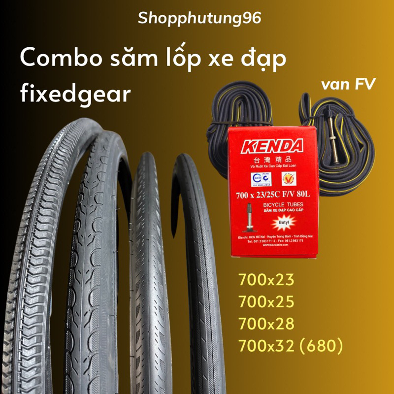 Săm lốp xe đạp 700x23; 700x25 cho xe Fixedgear | Shopee Việt Nam