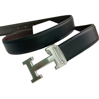 Thắt lưng nam khoá bấm lỗ chữ a siêu đẹp da bò và da thời trang bản dây 3.3cm giaynamdep699