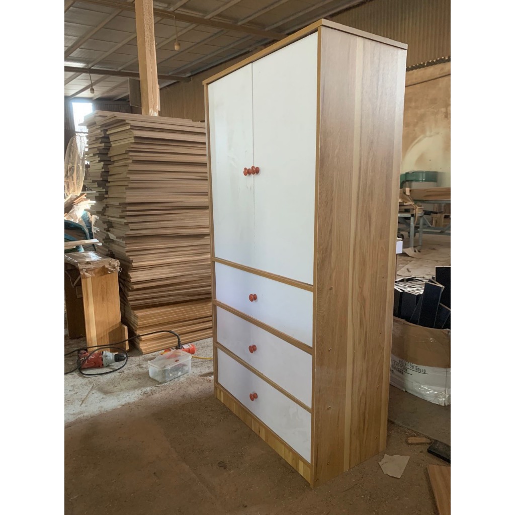 Tủ quần áo gỗ 160x80x40cm - Tủ đựng đồ đa năng Chất Liệu MDF Phong Cách Hiện Đại - DecorAnhKhoa