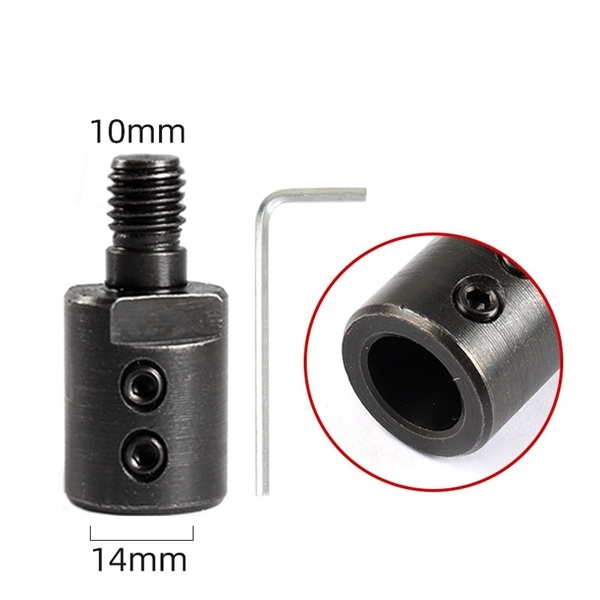 Spindeladapter-Set 5–16mm – Kohlenstahl, Eloxiert, Für Bohrmaschine Zu Schleifscheibe, Motorzubehör