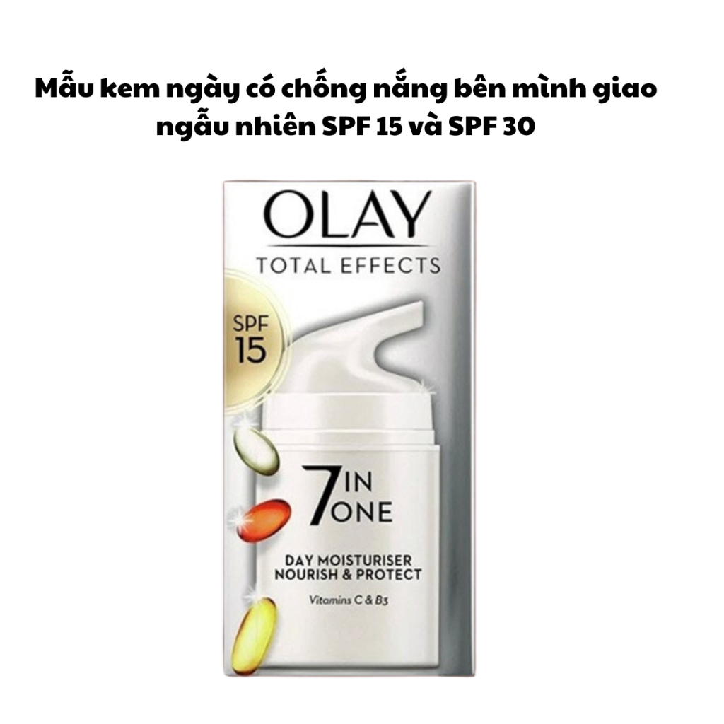 Kem dưỡng da chống lão hóa Olay Total Effects 7 In 1 Moisturiser Nourish & Protect 50ml (bản UK mẫu mới)