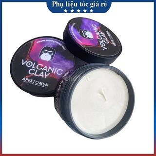 Sáp Vuốt Tóc Volcanic Clay Phiên Bản Nắp Nhựa Giữ Nếp Siêu Lâu Chuẩn Salon Hương Thơm Nam Tính