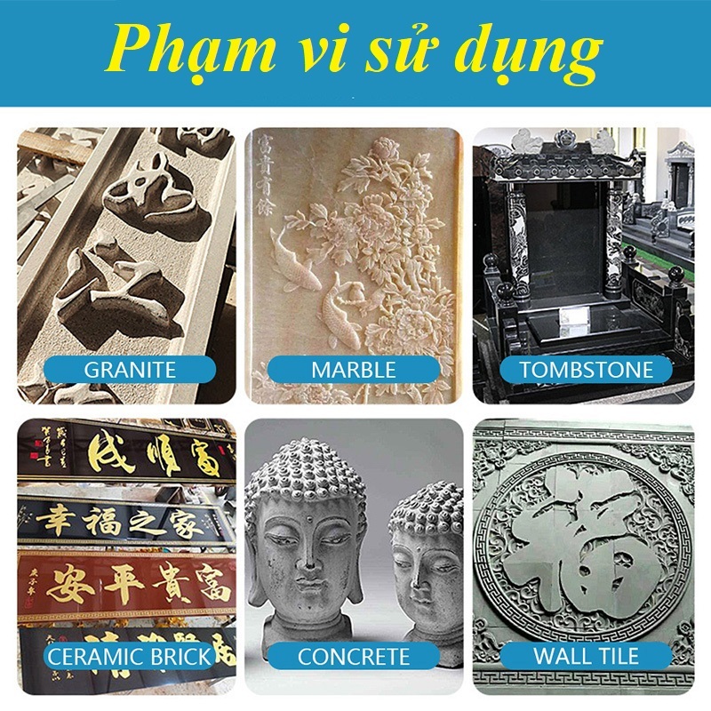 Lưỡi cắt gạch đá , lưỡi điêu khắc gạch đá mini gắn máy khoan máy mài khắc
