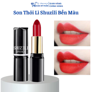 HOÀN TIỀN 15% - Son Thỏi Lì Shuzili Cao Cấp Lên Màu Cực Chuẩn Dưỡng Ẩm Mềm Mịn Môi Chống Thấm Nước