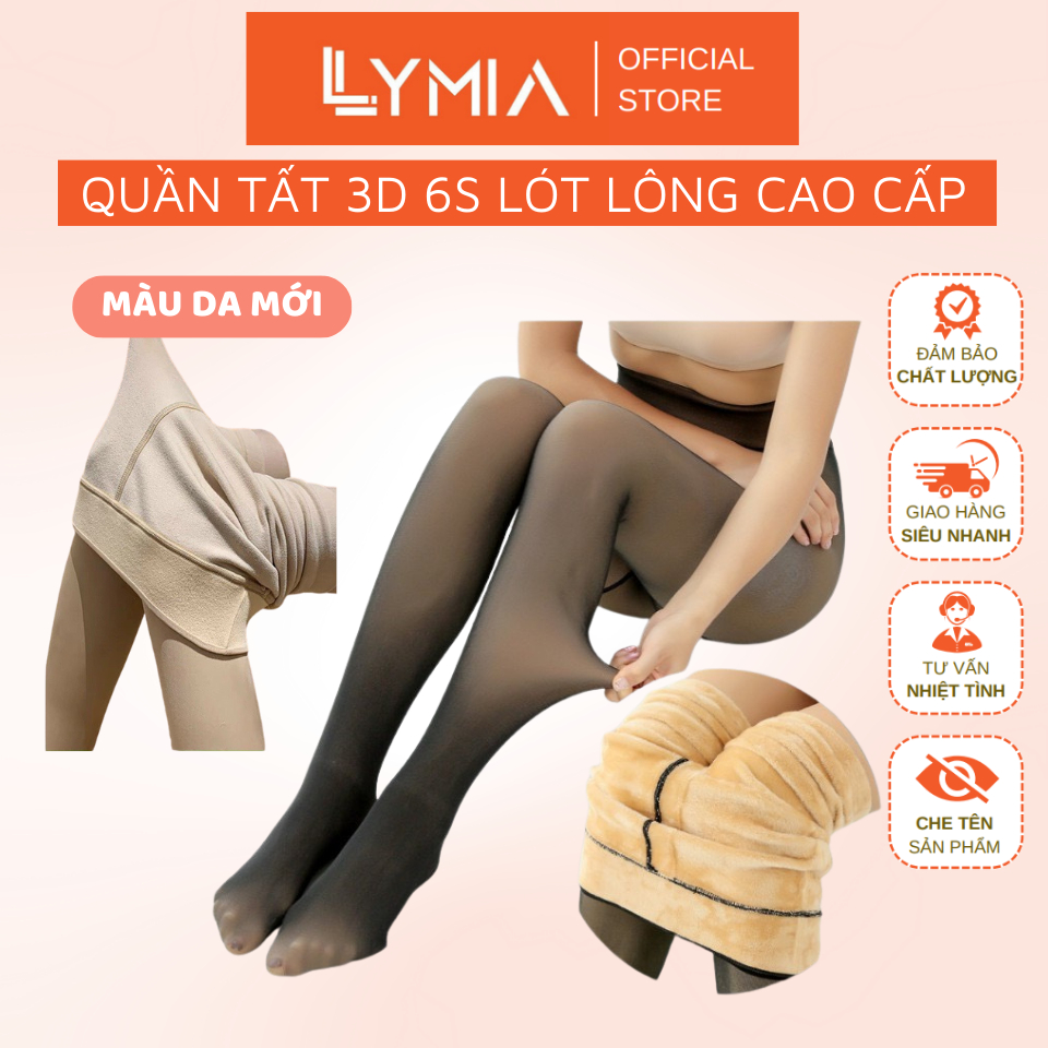 Quần tất 3D 6S lót lông LYMIA giữ nhiệt siêu dày đẹp, siêu ấm QT02 ...