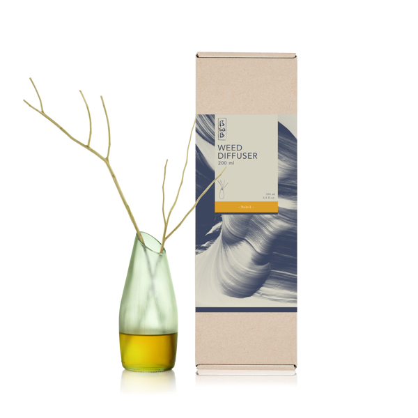 LỌ KHUYẾCH TÁN TINH DẦU BSAB WEED DIFFUSER 200ML