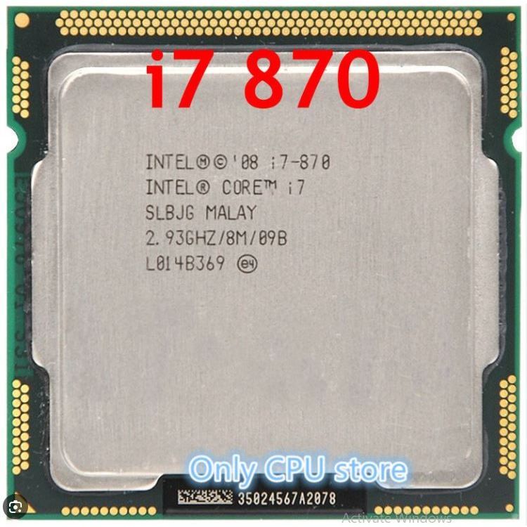 Bộ vi xử lý intel core i7 870 socket 1156 | Shopee Việt Nam