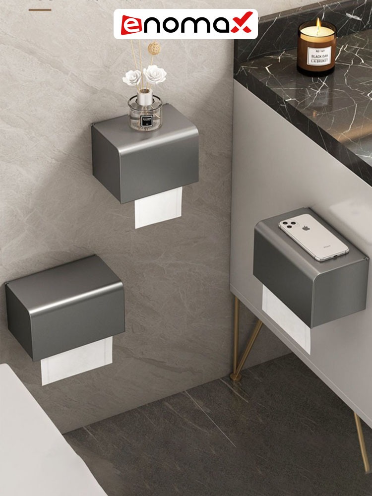 Đánh Giá Hộp Đựng Giấy Vệ Sinh Enomax Dán Tường Nhôm Hàng Không - Bảo Hành 10 Năm
