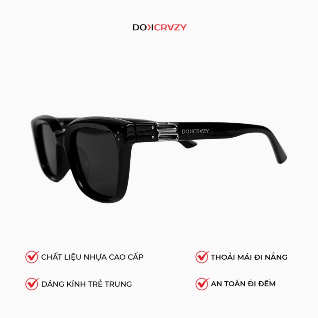 Ảnh Kính mát thời trang DOKCRAZY BILLY Streetwear Hot Trend độc đáo chất liệu cao cấp, Unisex, UV400 2