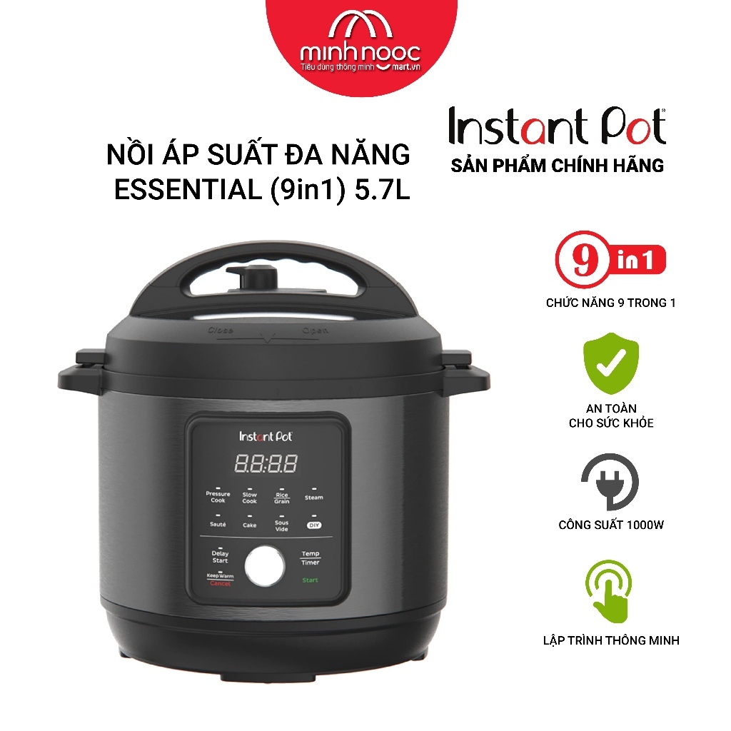 Nồi áp suất điện đa năng Instant Pot Duo 5,7L DUO 60 V5 7 tính năng ...